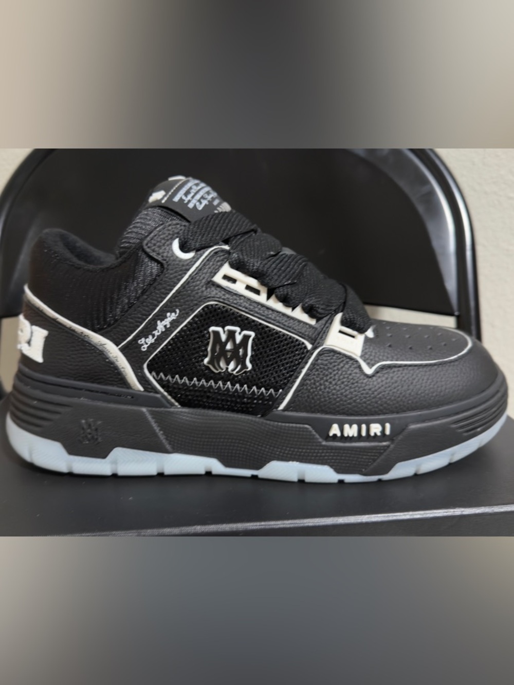 AMIRI Black and White Low-Top Sneaker 43/9.5
